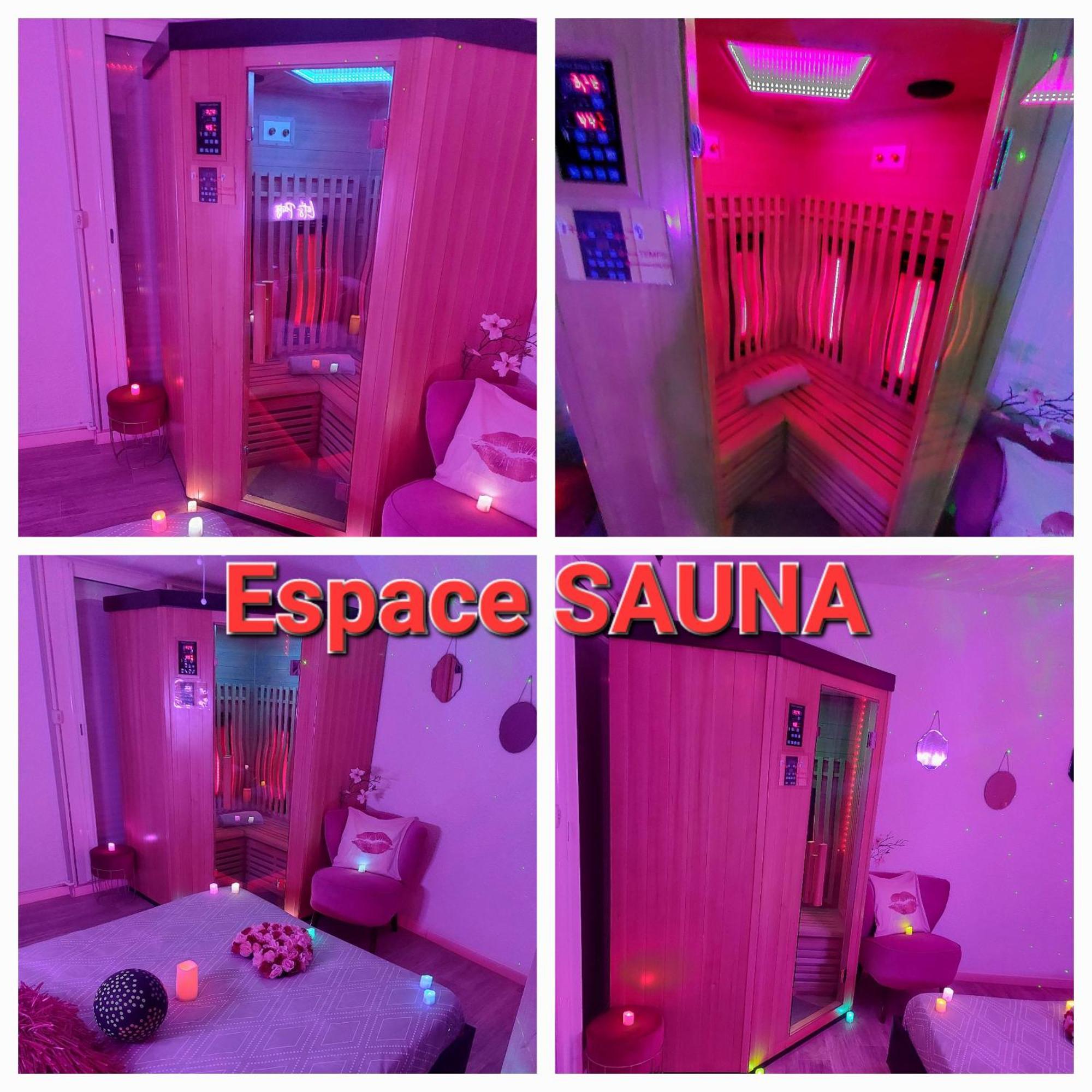 Luxe Sauna Privatif Et Grand Bain Jacuzzi A Deux A Biscarosse Plage Pour Nuit Romantique Avec Decoration Led Et Bougies Biscarrosse Buitenkant foto